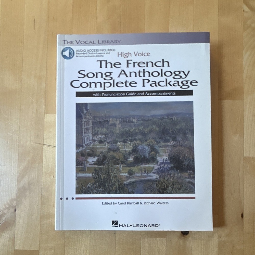 Hal Leonard French Song Anthology Complete Package High Voice HL00116917