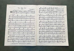Sheet Music – Yes You Are (1951) by Bob Merrill
