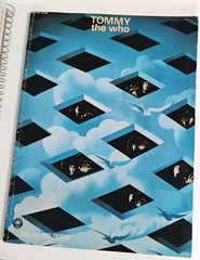 VTG 1969 The WHo Tommy Songbook Sheet Music 1st Ed w/ RARE Lyric Book & POSTER !