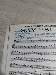 Say Si Si Fox Trot Arrangement vintage Vic Shoen Full Score