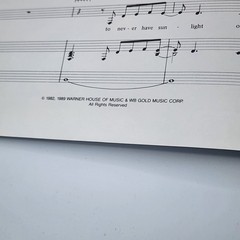 Sheet Music The Wind Beneath My Wings 1989 (Beaches) Bette Midler