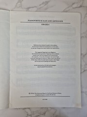 Pianoforte Scales And Arpeggios x 4 Books, Grade 4,6,7 and 8 VINTAGE Music…