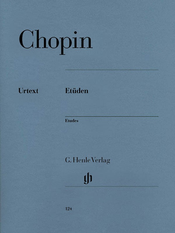 Chopin Etudes for Piano Solo Henle Urtext Edition Advanced Sheet Music Book