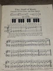 WM. Berold’s Piano Course Book 1 & 2, 1904-15 Vintage Sheet Music Instruction