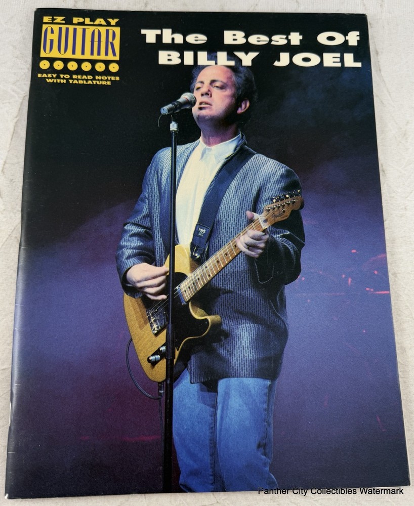 The Best Of EZ Play Guitar / Billy Joel Songbook Tablature Sheet Music Book