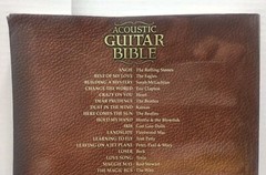 Acoustic Guitar Bible Music Book, 35 Great Acoustic Songs – Guitar Notations VGC