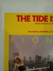 Vintage Piano Sheet Music 1968 The Tide Is High Blondie Debbie Harry