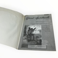 Great Spirituals Songbook Solo Voice Piano CD Alfred 2007