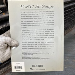 Francesco Paolo Tosti 30 Songs High Voice Vocal Sheet Music NEW 050484320