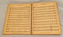 Vintage Barber Shop Quartet Songbook 1944 M.M. Cole Chicago Favorite Ballads