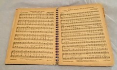 Vintage Barber Shop Quartet Songbook 1944 M.M. Cole Chicago Favorite Ballads