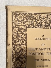 Music Book: 1st & 3rd Position Pieces for Violin 1927 Theodore Presser Co. 🔥