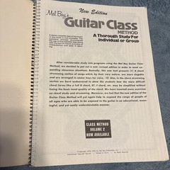 Mel Bays Guitar Class Method Book 1976 144 Pages.