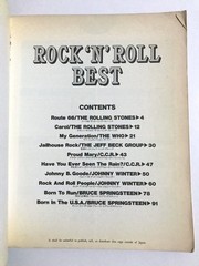 ROCK&rsquo;N&rsquo;ROLL C.C.R. Johnny Winter Bruce Springsteen BAND SCORE JAPAN GUITAR TAB