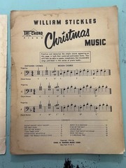 Vintage 1954 William Stickles Christmas Music Piano Instruction Book Chords