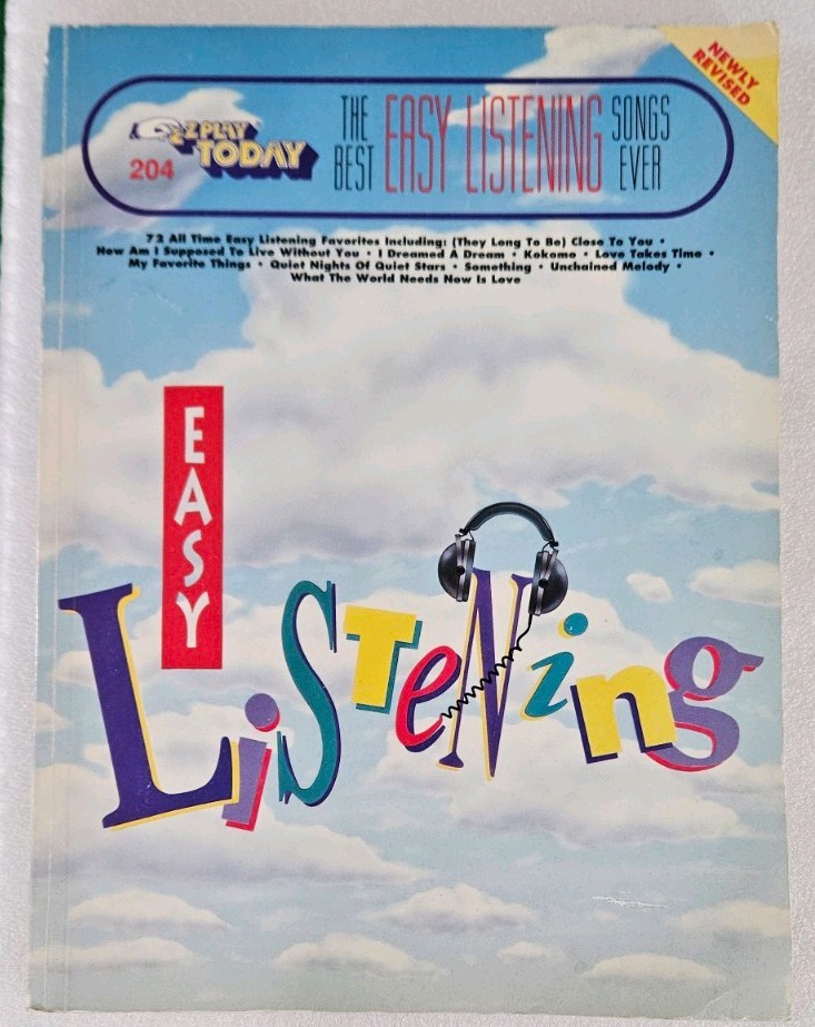 EZ Play Today 204 Best Easy Listening Songs Ever Sheet Music Song Book 1991 239p