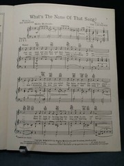 Whats The Name Of That Song? Piano Ukulele 1936 Sheet Music Cover Art Romanc F1M