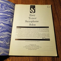 Easy Tenor Saxophone Solos Everybody&rsquo;s Favorite Series Vocal Sel. Amsco