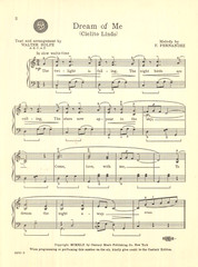 Cielito Lindo Sheet Music Piano Solo Voice 1942 Rolfe Fernandez Dream of Me
