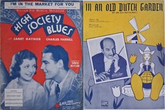 Lot of 40 Vintage 1930s Sheet Music Pieces All G or VG Pkg 1