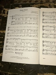 Vintage Sheet Music ELIJAH ROCK a Capella by Jester Hairston 1956 F11