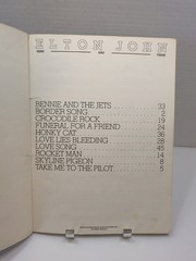 Here And There Sheet Music Song Book Elton John Piano Voice Chords 70s Rock M40