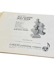VTG Rob Roy Peery All-Classic Duet Book Organ Piano 1965 Lorenz