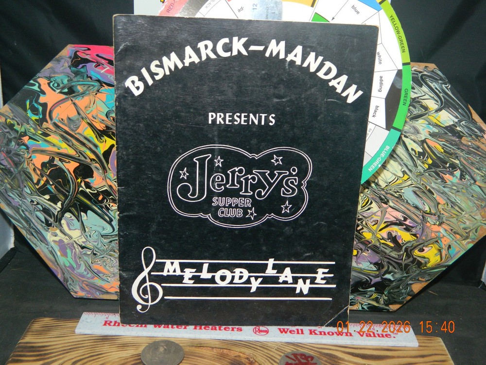 Bismark-Mandan North Dakota Jerry&rsquo;s Supper Club 181 Songs 23 page Melody Lyrics