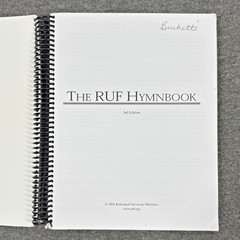 The RUF Hymnbook, 3rd Edition Spiral-bound 2005 Songbook Sheet Music w/ 3 CD&rsquo;S