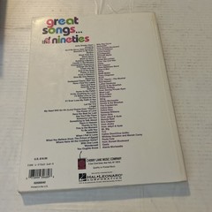 Great Songs of the 90s Great Piano Vocal Guitar Milton Okun Sheet Music Book