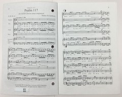 Psalm 117 SATB Chorus Unaccompanied Piano Sheet Music By Stanley M Hoffman ECS