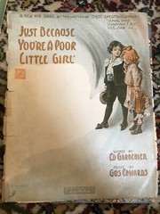 5-pack 11×14 sheet music pre-1920 Kids/Childhood Days