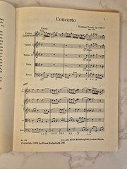 TORELLI Op.8 No.8 Violin Concerto C minor, Op. 16 Edition Eulenburg No. 782