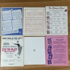 Lot of 57 Vintage Sheet Music 1940-70s Movie Themes Songs Broadway Lucille Ball