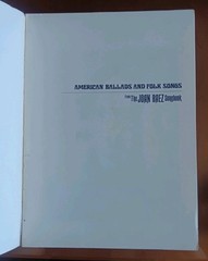 American Ballads and Folk Songs from The JOAN BAEZ Songbook.