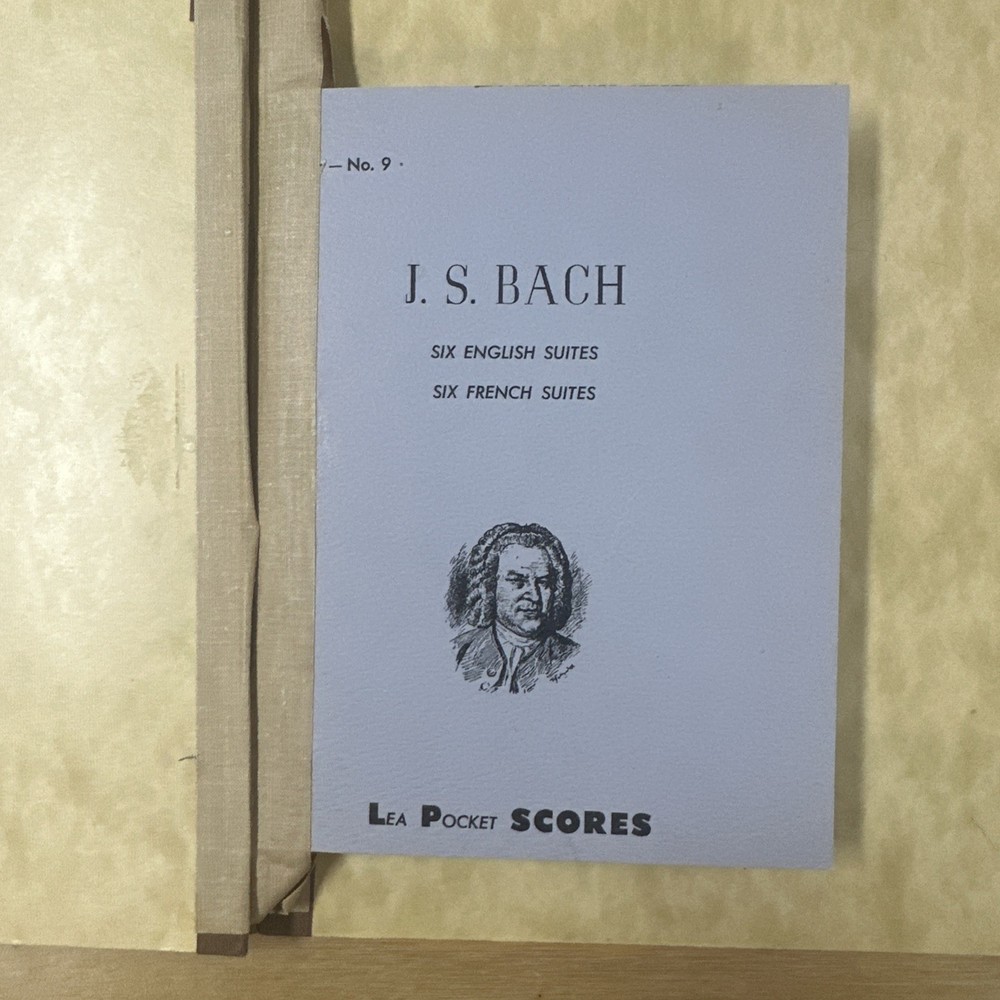 JS Bach Six English & French Suites Lea Pocket Mini Score