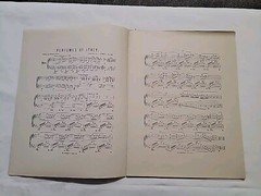Rare Antique Sheet Music « Perfumes Of Italy » Melody Of J. Leybach 1800&rsquo;s