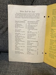 Fun and Folk Songs Vintage Song Book 1941 Westminster Press