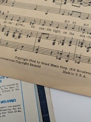Lot of 10 Vintage Piano Sheet Music 1930s 40s 50s Mixed Genre Ephemera