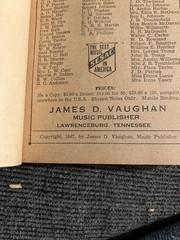 Lot of 9 VTG Gospel Song Books 1939-1979.
