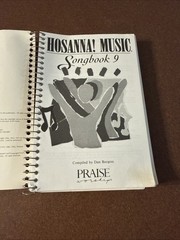 Hosanna! Music Praise Worship Songbook 9 Choruses Hymns 1995 Spiral Bound