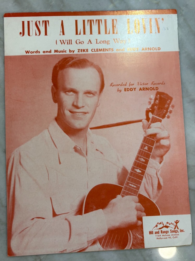 1948, Just A Little Lovin&rsquo;, Vintage, Sheet Music