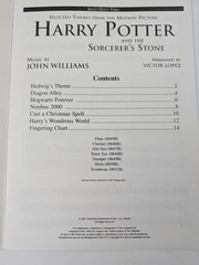 Harry Potter Sorcerer&rsquo;s Stone Sheet Music Flute 7 Songs Solo Duet Trio