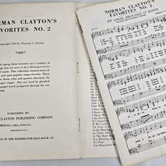 Norman Clayton&rsquo;s Favorites No 2 Gospel Songbook Piano Vocal 1959 Christian Vtg