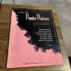 Jumbo Note POPULAR WALTZES, Piano, Charles Hansen Music Co 1948