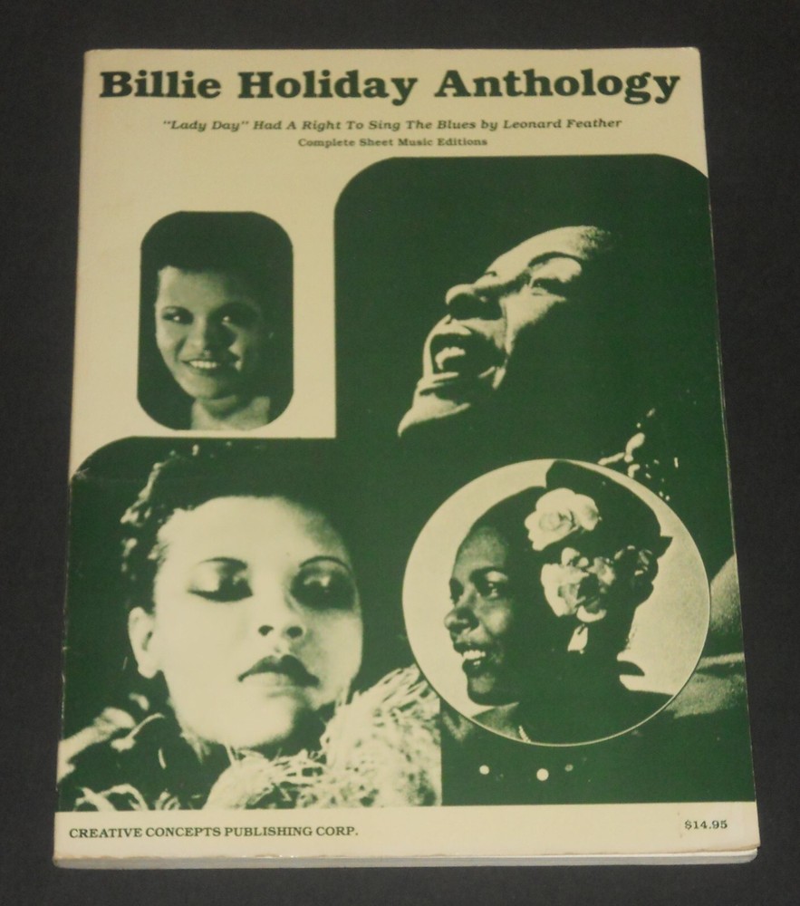 Billie Holiday Anthology Song Book Blues Singer 160 pages