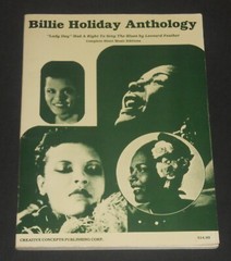 Billie Holiday Anthology Song Book Blues Singer 160 pages