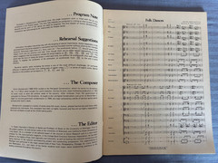Folk Dances for Concert Band by Dmitri Shostakovich/Reynolds: Full Score 1979