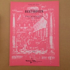 Beethoven Two Romances For Viola And Piano Opus 40 and 50 Kalmus Solo Series