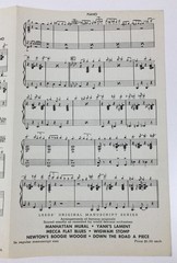 1941 Piano Sheet Music When Johnny Comes Marching Home Leeds Original Manuscript